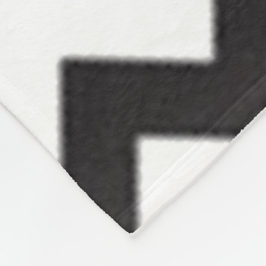 Black Pink Chevron Fleece Deken (Hoek)