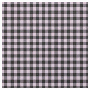 Black Pink Gingham Checkt Tartan Squares Patroon Stof