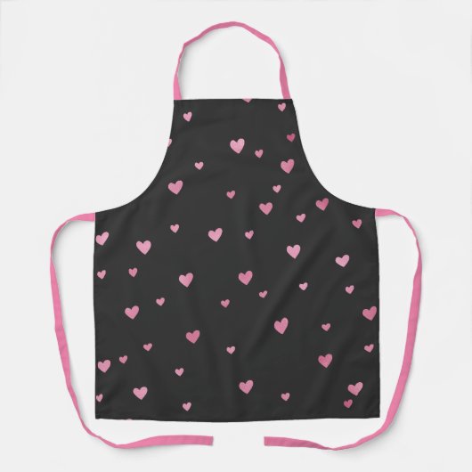 Black Pink Hearts Schort (Voorkant)
