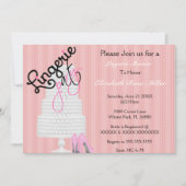 Black & Pink Heels Lingerie Vrijgezellenfeest Uitn Kaart (Voorkant)