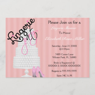 Black & Pink Heels Lingerie Vrijgezellenfeest Uitn Kaart