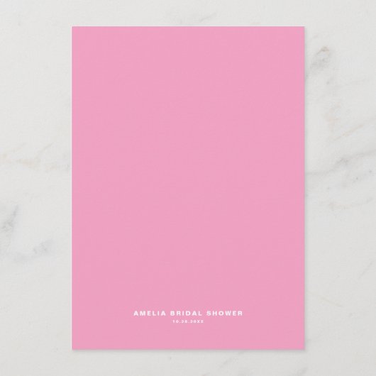 Black Pink Hij zei dat zij zei Bruid of Bruidegom  Informatiekaartje (Achterkant)