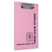 Black Pink Kapsalon Logo Klembord Pro (Rechts)
