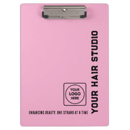 Black Pink Kapsalon Logo Klembord Pro