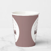 Black Pink Lace Waterverf Lingerie Vrijgezellenfee Papieren Bekers (Links)