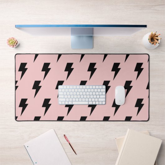 Black Pink Lightning Y2K Indie Bold Bureaumat (Kantoor 1)