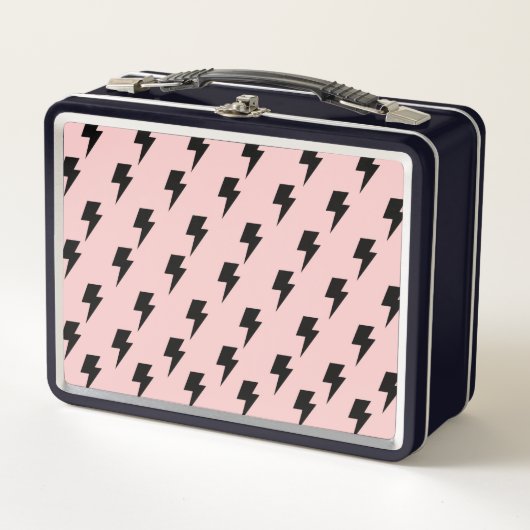 Black Pink Lightning Y2K Indie Bold Style (Voorkant)