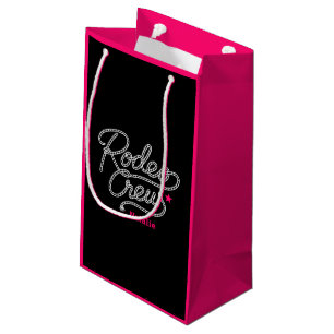 Black Pink Rodeo Crew Cowgirl Vrijgezellenfeest Klein Cadeauzakje