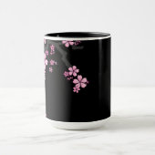 Black Pink Sakura japanese design: Mok (Midden)