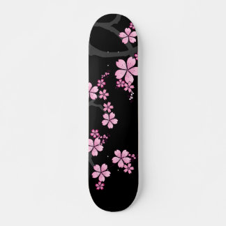 Black Pink Sakura japanese design: Persoonlijk Skateboard