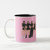 Black Pink special Mug Tweekleurige Koffiemok (Links)