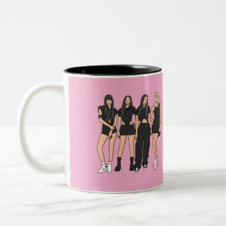 Black Pink special Mug Tweekleurige Koffiemok