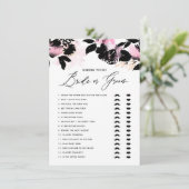 Black Pink zei dat ze Bride zei of Groom Game Informatiekaartje (Staand voorkant)