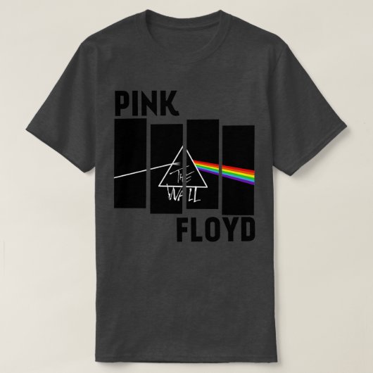 Black PinksFloyd Art Music Gift T-shirt (Design voorkant)