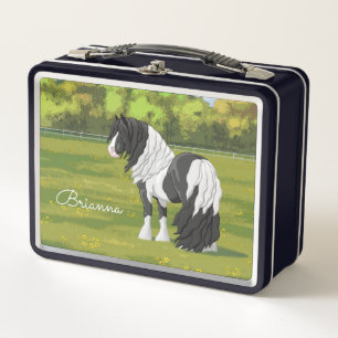 Black Pinto Piebald Gypsy Vanner Draft Horse