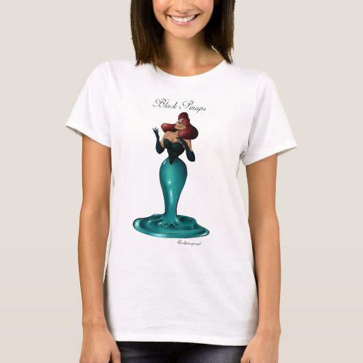 Black Pinups - Glamor Girl Shirt (Voorkant)