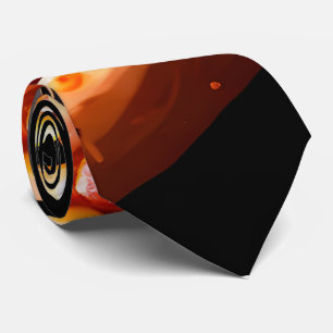 Black Pizza Cut Slice Stropdas