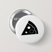 Black Pizza Ronde Button 5,7 Cm (Voorkant /achterkant)