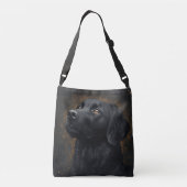 Black Placoted Retriever Crossbody Bag Crossbody Tas (Achterkant)