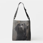 Black Placoted Retriever Crossbody Bag Crossbody Tas (Achterkant)