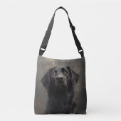 Black Placoted Retriever Crossbody Bag Crossbody Tas (Voorkant)
