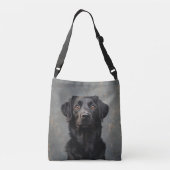 Black Placoted Retriever Crossbody Bag Crossbody Tas (Achterkant)