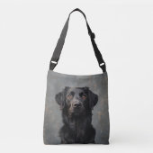 Black Placoted Retriever Crossbody Bag Crossbody Tas (Voorkant)