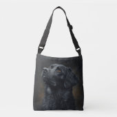 Black Placoted Retriever Crossbody Bag Crossbody Tas (Voorkant)