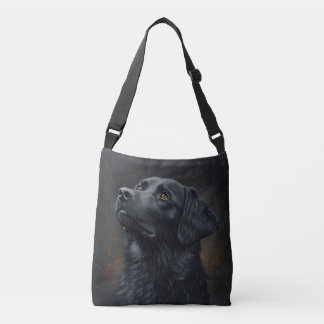 Black Placoted Retriever Crossbody Bag Crossbody Tas