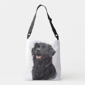 Black Placoted Retriever Crossbody Bag Tas (Achterkant)