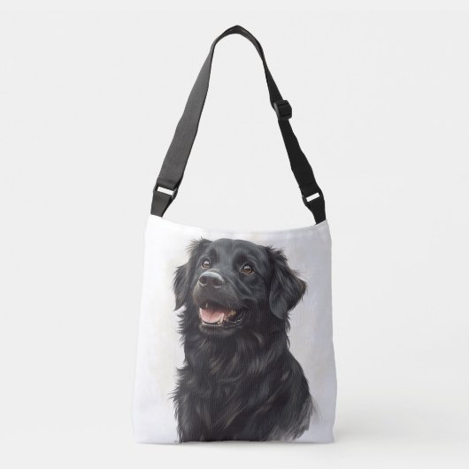 Black Placoted Retriever Crossbody Bag Tas (Voorkant)