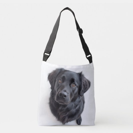 Black Placoted Retriever Crossbody Bag Tas (Voorkant)