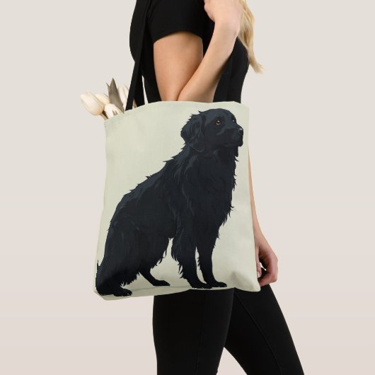 Black Placoted Retriever Tote Bag (Dichtbij)