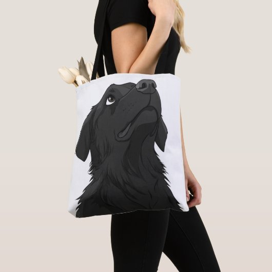 Black Placoted Retriever Tote Bag (Dichtbij)