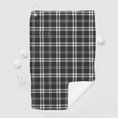Black Plaid Golfhanddoek (Insitu)