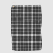Black Plaid Golfhanddoek (Voorkant)