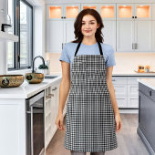 Black Plaid Pattern Schort