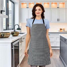 Black Plaid Pattern Schort