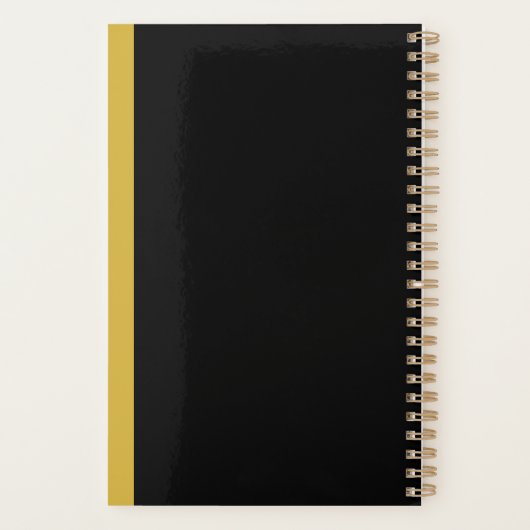 Black Planner 2026 for Home and Office Use (Achterkant)