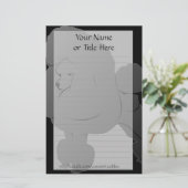 Black Podle Stationery Briefpapier (Staand voorkant)