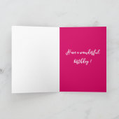 Black Pointer Puppy Birthday Bedankkaart (Binnen)