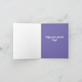 Black Pointer Puppy Birthday Feestdagen Kaart (Binnen)