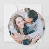 Black Poker Chip Wedding Save the Date (Achterkant)