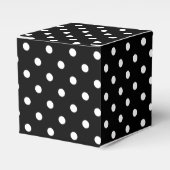 Black Polka Dot Bedankdoosjes (Voorkant Zijde)