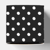 Black Polka Dot Bedankdoosjes (Bovenkant)