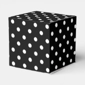 Black Polka Dot Bedankdoosjes (Achterkant)