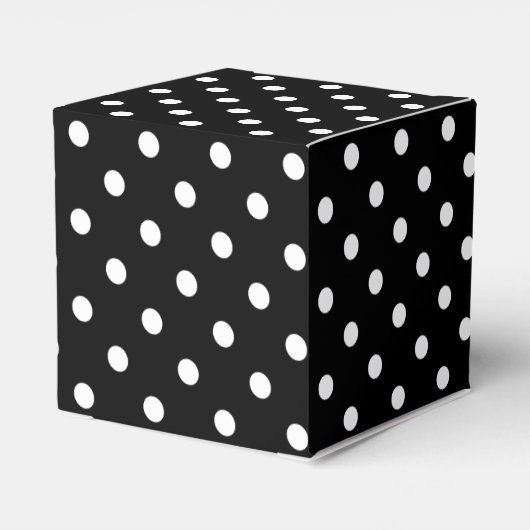 Black Polka Dot Bedankdoosjes (Achterkant)