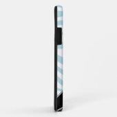 Black Polka Dot Blue Zebra Print iPhone 5 Hoesje (Achterkant/rechts)