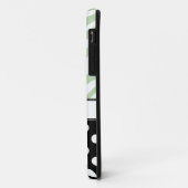 Black Polka Dot Green Zebra Print iPhone 5 Hoesje (Achterkant/links)