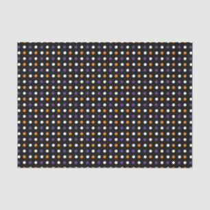 Black Polka Dot Halloween-weefselpapier Tissuepapier